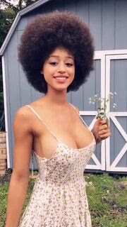 Ebony Beauty Bounces Her Perfectly Round Big Tits While Dancing